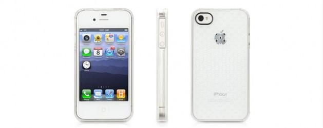 <p><br /><span style="color: #c0c0c0;"><strong>Griffin iClear</strong></span><br />iClear'ın sunduğu polikarbonat kaplama, iPhone'un tasarımının hiçbir hattını saklamıyor.</p>
<p>Fiyat: 19.99 dolar.</p>