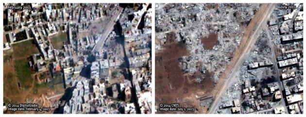 İnsan Hakları İzleme &Ouml;rg&uuml;t&uuml;, Suriye'deki Esad rejiminin kasten ve hukuka aykırı olarak binlerce evi yıktığını belirtti.