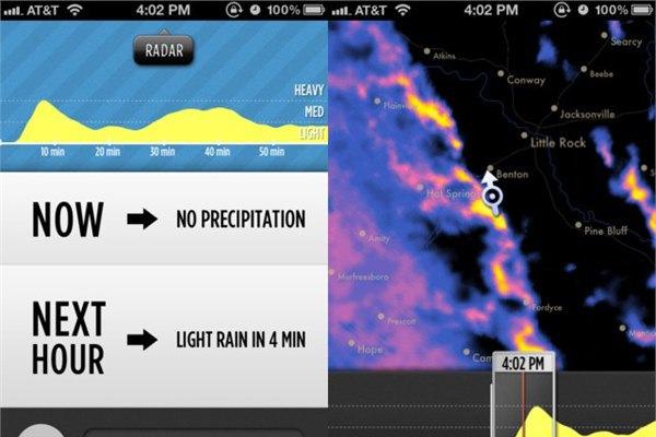 <p><strong>Dark Sky</strong></p>
<p>Telefonunuzu bir hava istasyonuna çeviren Dark Sky, detaylı hava durumu bilgileri vermenin yanı sıra, yakınlarda gelişen bir fırtınanın ne yönde ilerlediğine dair bilgiler de sağlıyor. Uygulama sadece iOS işletim sisteminde kullanılıyor.</p>