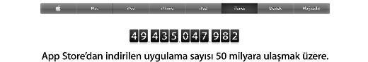 <p>Ücretsiz iPhone uygulamaları Apple, uygulama marketi ‘Apple Store’dan 50 milyarıncı uygulamanın indirilmesini kutlamaya hazırlanırken bugüne kadar en çok indirilen uygulamaların bir listesini yayınladı. Uygulamalar iPhone ve iPad için ayrı ayrı ve ücretli - ücretsiz olarak iki bölümde kategorize edildi. Öte yandan şirket internet sitesine bir uygulama indirme sayacı yerleştirdi. İşte bugüne kadar Apple Store’dan en çok indirilen uygulamalar:</p>