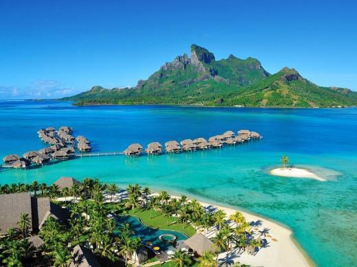 9. Four Seasons Resort, Bora Bora  Puanı:98.1