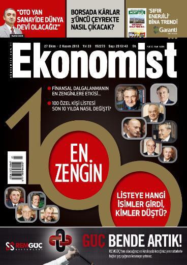 <p>Ekonomist dergisinin hazırladığı En Zengin 100 çalışması sonuçlandı. Bu yıl 10'uncusu gerçekleştirilen listenin zirvesinde 8 milyar doları aşan servetiyle Koç ailesi bulunuyor. İkinci sıra ise Şahenk ailesinin.</p>
<p>İşte Türkiye'nin en zengin aileleri...</p>