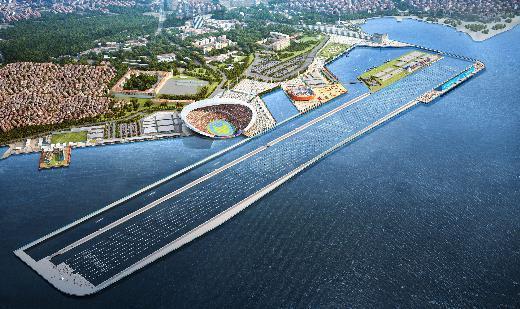 Yeniden imar edilen Haydarpaşa Limanı, Boğaziçi Bölgesi'nin odak noktası olacak. Bu proje İstanbul’un en önemli kentsel projelerinden biri olup Olimpiyat Oyunları ile daha da hızlanacak. Liman faaliyetlerinin kademeli olarak taşınmasına şimdiden başlandı. Tesis alanı tasarımında, alanın Haliç'in hemen bitişiğinde oluşu da göz önünde tutuldu. Alanın merkezindeki Boğaziçi Stadyumu, konseptiyle iki kıtanın buluşma noktasını sembolize ediyor.