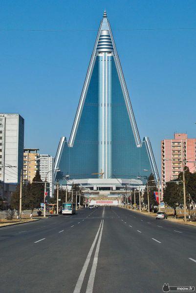 <p>Ryugyong Hotel (Pyongyang, North Korea)</p>

<p> </p>
