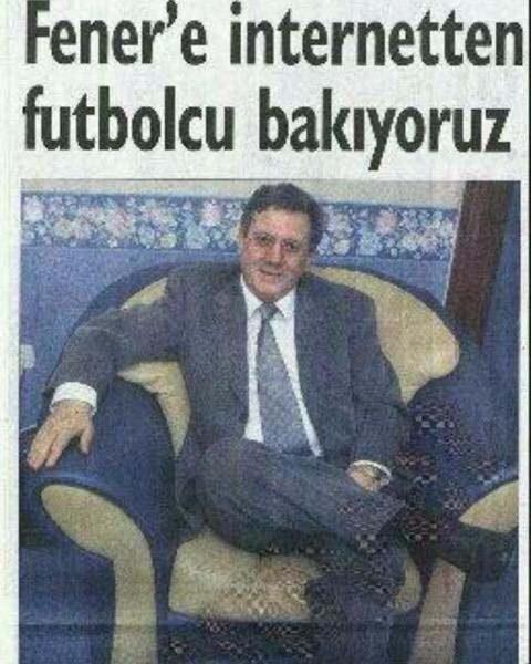 <p>Aziz Yıldırım: Fenerbahçe'ye internetten futbolcu bakıyoruz - 1990'lar</p>