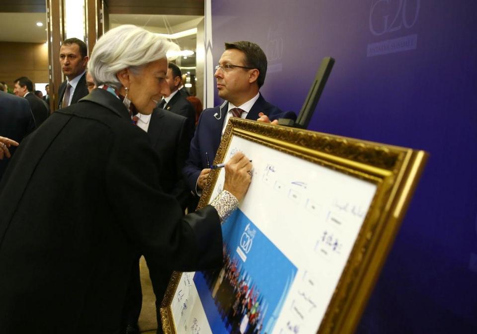 <p>Uluslararası Para Fonu (IMF) Başkanı Christine Lagarde</p>