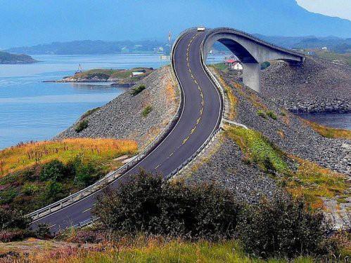 <p>The Atlantic Yolu, Norveç</p>