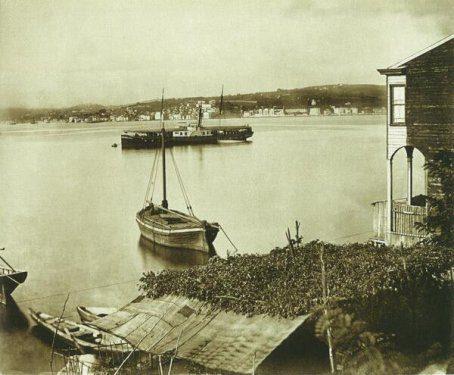 <p>Yalıköy'den Boğaz... Beykoz 1875</p>