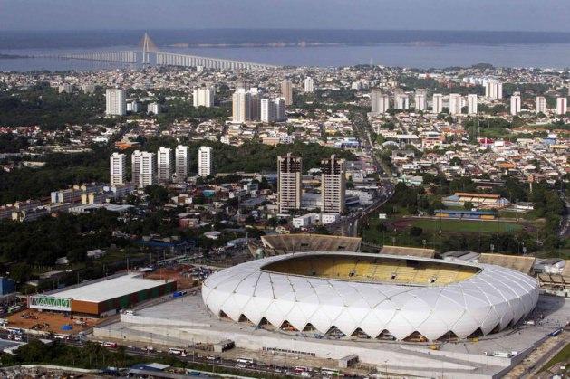<p><strong>Stat:</strong> Arena Amazonia <br /><strong>Şehir:</strong> Manaus<br /><strong>Kapasite: </strong>39.118</p>
