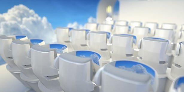 <p>LCD ekranlarda oynatılanları görmek istemeyen yolcular ise, koltuklara yerleştirilen sanal gerçeklik gözlükleriyle kişisel deneyimlerini yaşayabilecek.</p>

<p>Güneşlikler ise iniş-kalkışlarda ve acil durumlarda otomatik olarak katlanıp yok olabilecek.</p>
