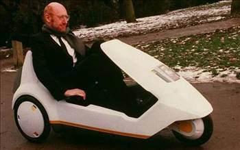 Sinclair C5 ve yaratıcısı Sir Clive Sinclair