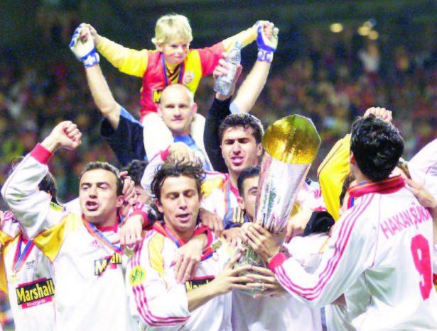<p>UEFA Kupası Şampiyonu Galatasaray</p>
