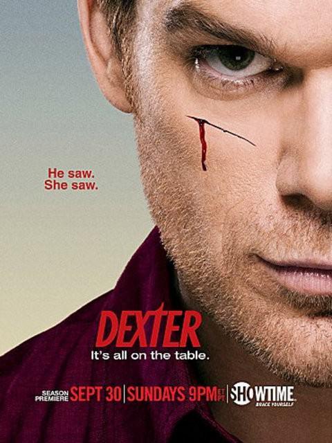 11- Dexter: İlk olarak 1 Ekim 2006'da Showtime kanalında gösterilmeye başlayan Amerikan dizisidir. 6. sezonu 2 Ekim 2011 de gösterilmeye başlandı. Miami Metro Polis Departmanı'nda kan sıçrama örnekleri analizcisi olarak çalışan, geceleri seri katile dönüşen Dexter Morgan merkezli bir dizidir.