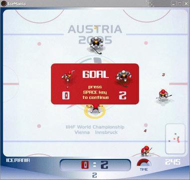 IceMania  IceMania, farklı zorluk dereceleriyle oynanabilen eğlenceli bir hokey oyunu.