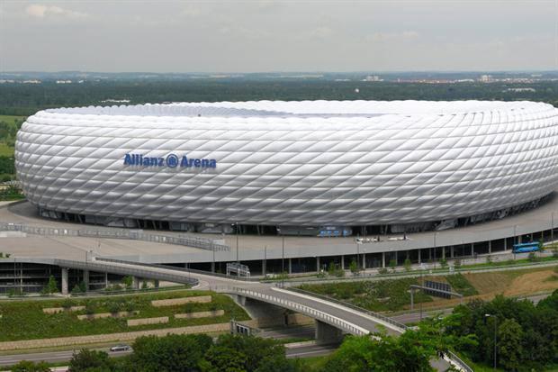 <p>Alianz Arena- Almanya</p>
