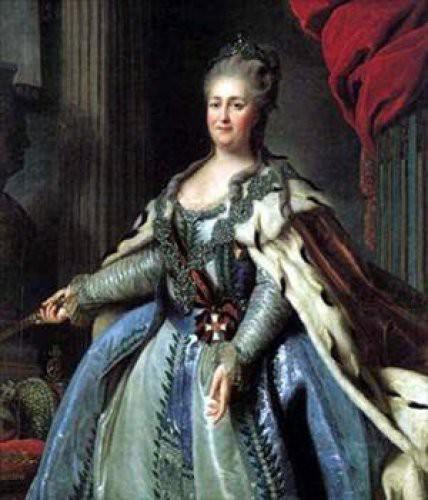 Büyük Katerina 1729-1796 Rusya’yı 18’inci yüzyılının en büyük gücü haline getiren büyük çariçe zamanında yüzbinlerce kilometrekarelik alan fethedildi. Rus İmparatorluğunun sağlam temelleri onun zamanında atıldı.