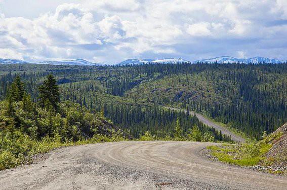 <p>Denali Otoyolu, Alaska</p>