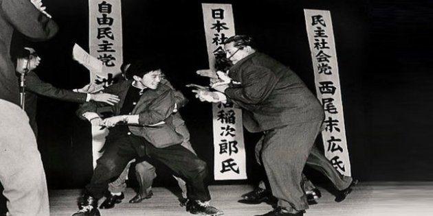 <p><strong>1960 Yasushi Nagao Japonya 12 Ocak 1960</strong><br />Sağcı öğrenci, Japon Sosyalist Parti lideri Asanuma'yı öldürmeden saliseler önce.</p>