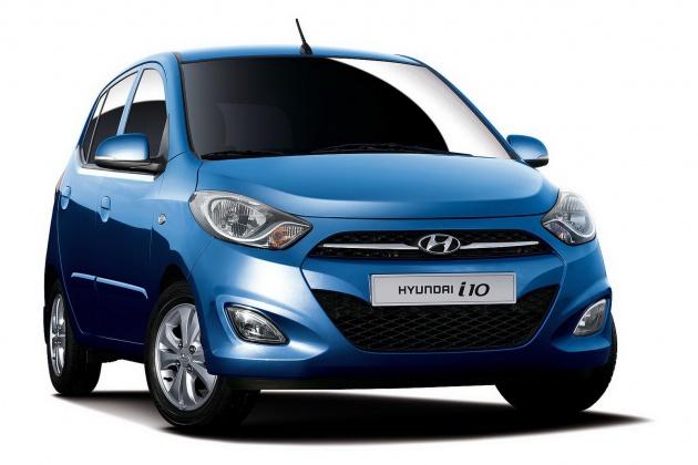 <p><strong>Hyundai i10</strong><br />
Motor Hacmi(litre): 1.0<br />
Güç(beygir): 66<br />
Tüketim(litre): 4.7</p>
