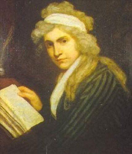 Mary Wollstonecraft 1759-1797 Feminizm kavramından ilk bahsedenlerden biri olan yazar,‘Kadın Hakları’nın yasalaşması fikrini ortaya attı