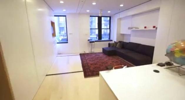 <p>New York Manhattan’da 38 m2'lik bir stüdyo daireyi mimarlar 5 oda 1 salon haline getirmiş.</p>