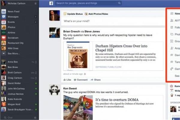 Facebook artık her türlü etkinliği daha kolay kullanacak şekilde tasarlanmış durumda.