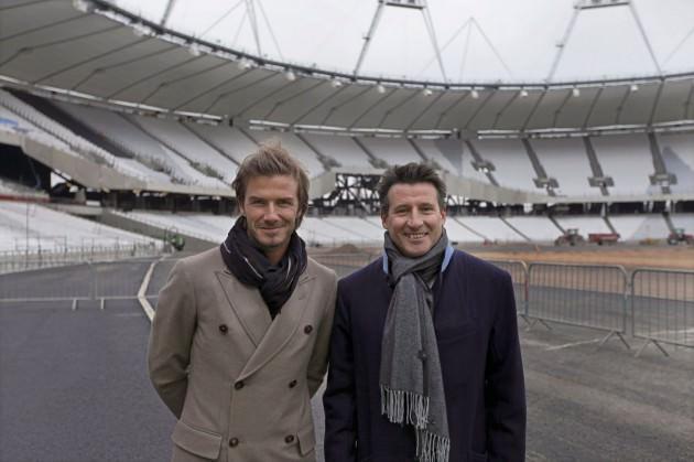 David Beckham'ın stadyum'a zıyareti