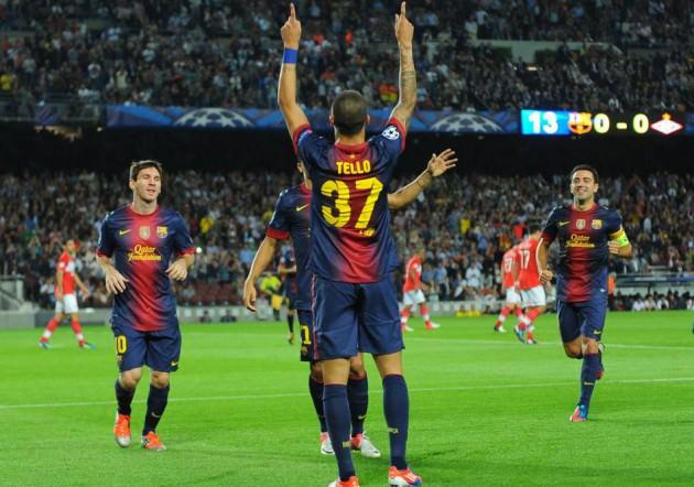 Cristian Tello     21 - Barcelona