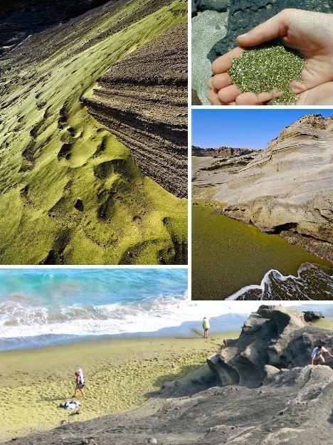 <p>Papakolea plajı, Hawaii</p>