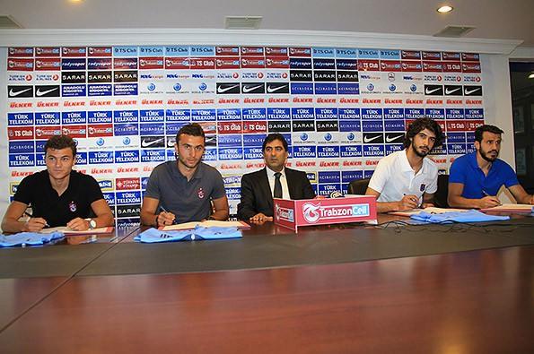 Trabzonspor 4 gence imza attırdı