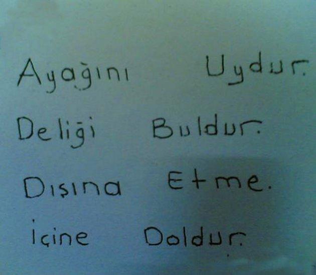 İşte o hallere giren ve güldüren uyarı yazıları...