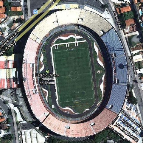 <p>Brezilya-Sao Paulo-Estádio Cícero Pompeusou puolo</p>