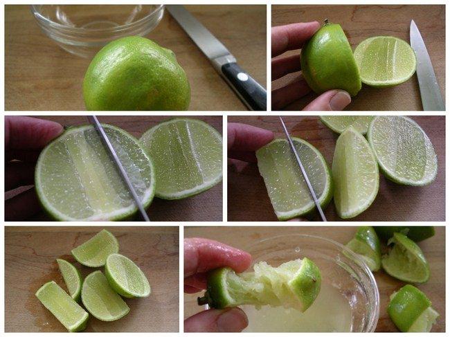 <p><strong>Misket limonu</strong></p>
<p>Resimdeki gibi 4 kesişte keserek suyunu rahat çıkarın.</p>