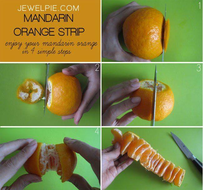 <p><strong>Mandalina</strong></p>

<p>Mandalinanın altan ve üstten kapaklarını kestikten sonra kabuğuna dik ve düz bir çizik atarak ikiye ayırın.</p>
