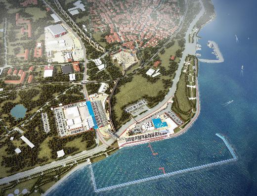 Altın Kapı Arena - Marina Park... Hentbol ve Golbol için önerilen Abdi İpekçi Arena eski şehir surları yanında konumlanmış durumda. Bu sayede hem izleyiciler hem de yayıncılar için çarpıcı bir arka plan oluşturuyor. Eski surların denizle buluştuğu sahil şeridi üzerinde düzenlenecek açık hava yarışları, İstanbul'un zengin tarihi ile dünya çapında modern bir spor etkinliğinin heyecanlı bir birleşimini sunacak.
