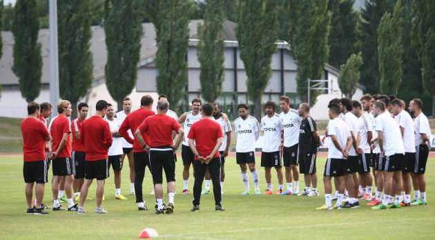Kartal Avusturya'da ilk antrenmanına çıktı