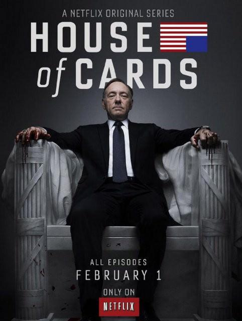 16- House of Cards: BBC'nin aynı adlı mini dizisinden uyarlanan dizinin arkasında hayli sağlam isimler var. Kevin Spacey ve David Fincher'ın yapımcıları olduğu dizinin BBC versiyonu da Michael Dobbs'un kitabından uyarlanmış.