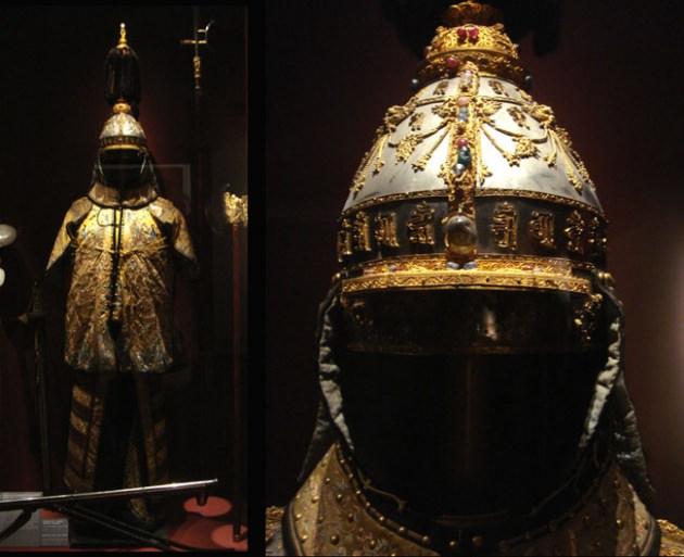 Çin'in İmparatoru Qianlong'ın askeri üniforması / 1736-1796