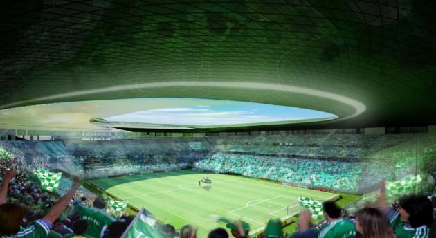 2011 yılında TOKİ tarafından yapımına başalanan Bursaspor'un yeni mekanı Timsah Arena yavaş yavaş yüzünü göstermeye başladı. İşte Bursaspor'un yeni stadının ilk görüntüleri...