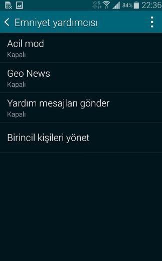 <p><strong>Emniyet yardımcısı: Acil durumlar için kişilerinizi seçin</strong><br />Bir kaza veya acil durum halinde, hızla yardım istemeniz gerekebilir. Böyle durumlarda size yardım edebilecek kişileri Ayarlar > Sistem > Emniyet yardımcısı altından belirleyebilirsiniz.</p>