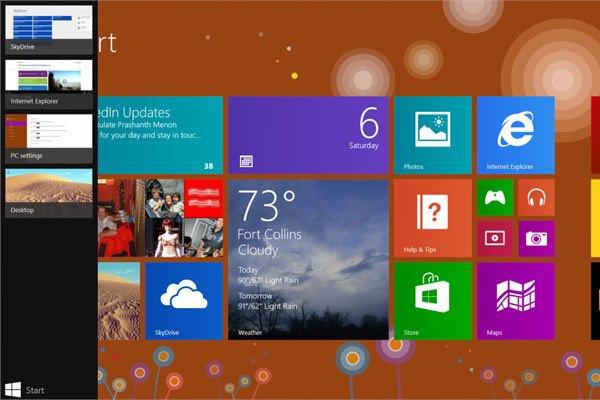 <p><strong>Windows 8</strong><br />Ekim 2012'de çıkan Windows 8 de, kutulara bölünmüş arayüzü hem bilgisayar hem de tablet sürümleri için benimsedi.</p>