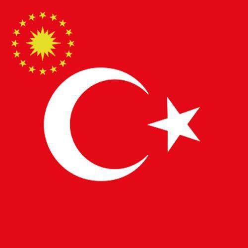 <p>T.C. Cumhurbaşkanlığı forsundaki 16 yıldız; Tarihteki 16 büyük Türk İmparatorluğunu, ortadaki güneş ise Türkiye Cumhuriyeti Devletini simgeler</p>
