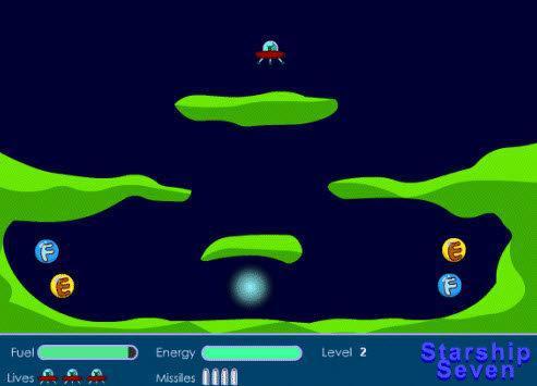 Starship Seven  Oyunda uzay aracınızı hiçbir yere çarpmamaya çalışıyorsunuz. İlerledikçe de oyundaki gücünüz katlanarak artıyor.