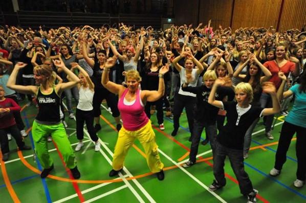 En büyük zumba sınıfı