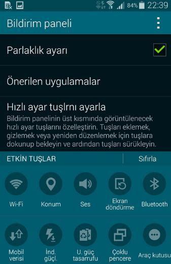 <p><strong>Hızlı ayarlar: Görünümü değiştirin</strong><br />İki parmağınızı ekranın üstünden aşağı doğru çekin. Şimdi sağ üstteki kalem simgesine tıklayın. Buradan hızlı ayarlar simgelerinizi değiştirebilirsiniz.</p>
