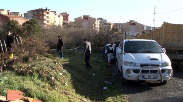 Pendik'te ormanlık alanda gezen vatandaşlar gördükleri karşısında gözlerine inanamadı.