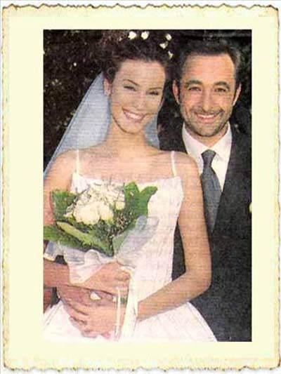<p>Arzum Onan ile Mehmet Aslantuğ</p>