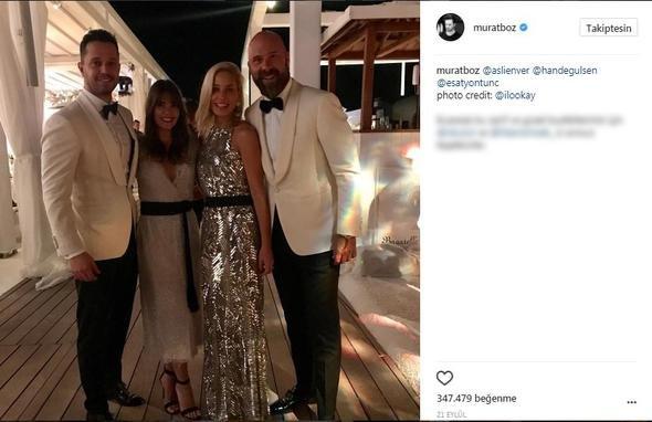 <p>Murat Boz Acun Ilıcalı'nın düğünde çekilen fotoğrafı paylaştı. 347.479 beğeni aldı.</p>
