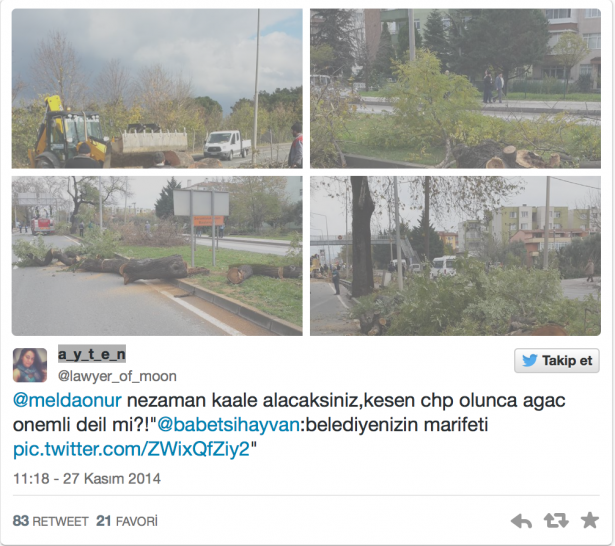 <p>Olay twetter'da geniş yer buldu.</p>
