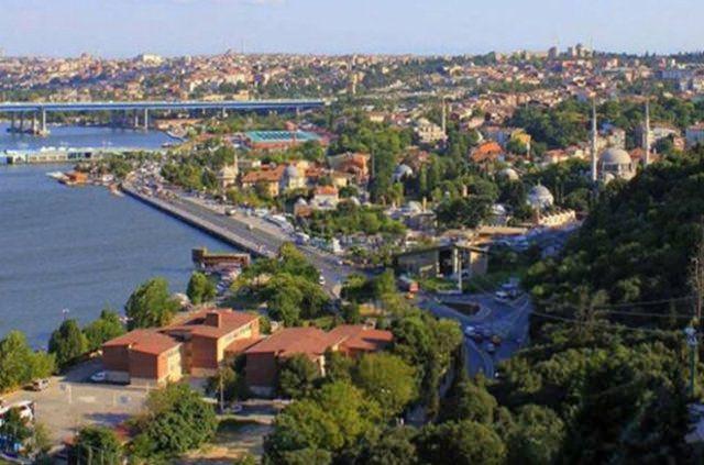 <div>Eyüp sırtlarından Haliç'e bakış (günümüz)</div>

<div> </div>
